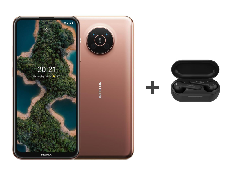 Nokia X20 Dual SIM 8/128 pustynny 5G+Nokia Lite Earbuds